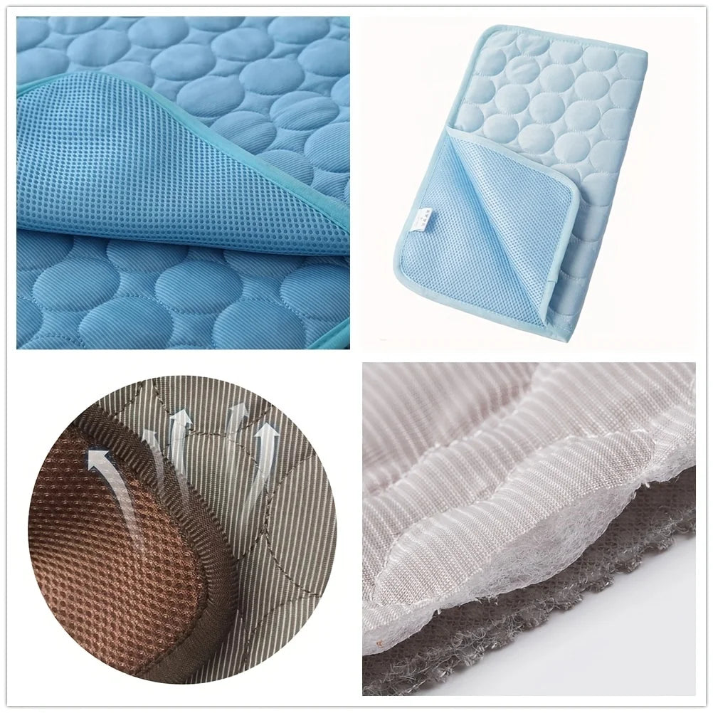 Dog Cooling Mat Summer Pet Cold Bed Extra Large for Small Big Dogs Pet Accessories Cat Durable Blank...