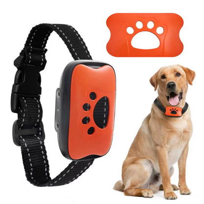 Pet Dog anti Barking Device USB Rechargeable Dogs Training Collar Ultrasonic Stop Barking Vibration ...
