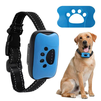 Pet Dog anti Barking Device USB Rechargeable Dogs Training Collar Ultrasonic Stop Barking Vibration ...