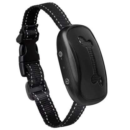 Pet Dog anti Barking Device USB Rechargeable Dogs Training Collar Ultrasonic Stop Barking Vibration ...