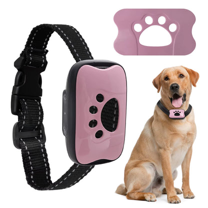 Pet Dog anti Barking Device USB Rechargeable Dogs Training Collar Ultrasonic Stop Barking Vibration ...