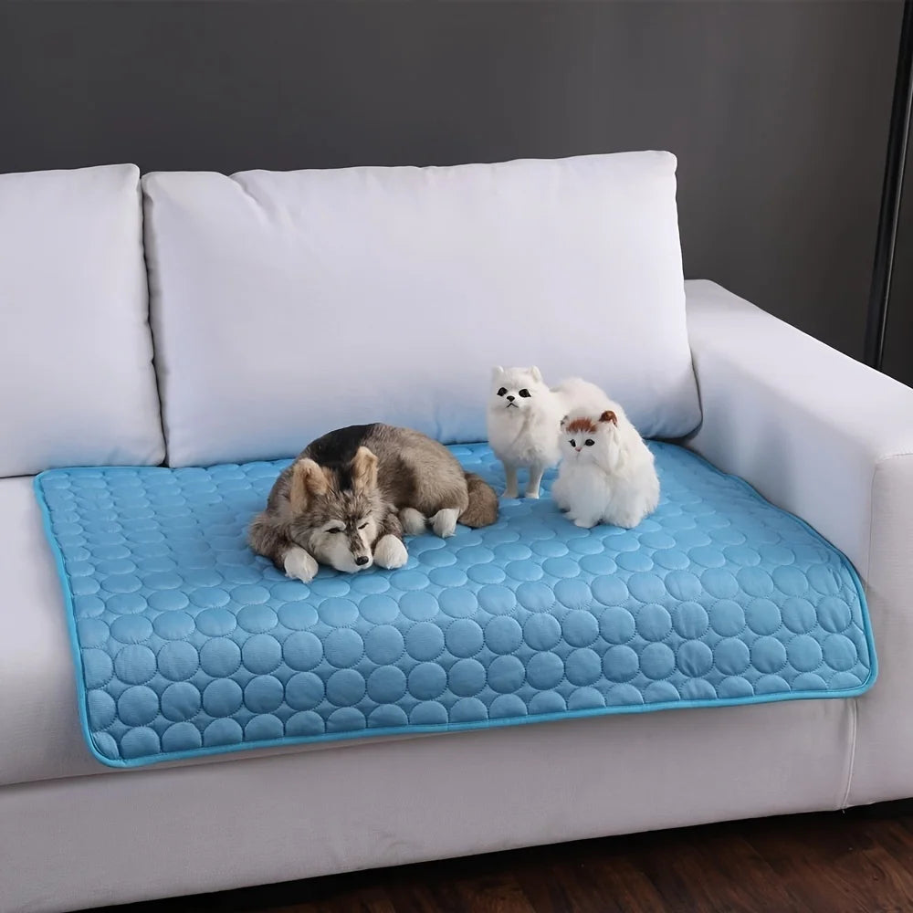 Dog Cooling Mat Summer Pet Cold Bed Extra Large for Small Big Dogs Pet Accessories Cat Durable Blank...